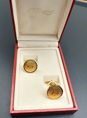 中古男士袖扣一物一件 国外回流 保存品 未使用 奢侈品