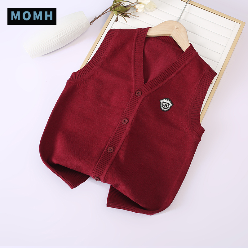 背心男童保暖针织开衫套头