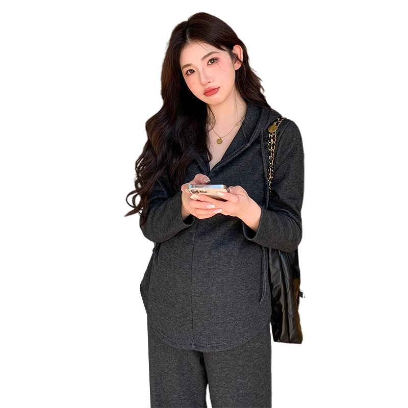 布衣妈咪孕妇套装卫衣阔腿裤