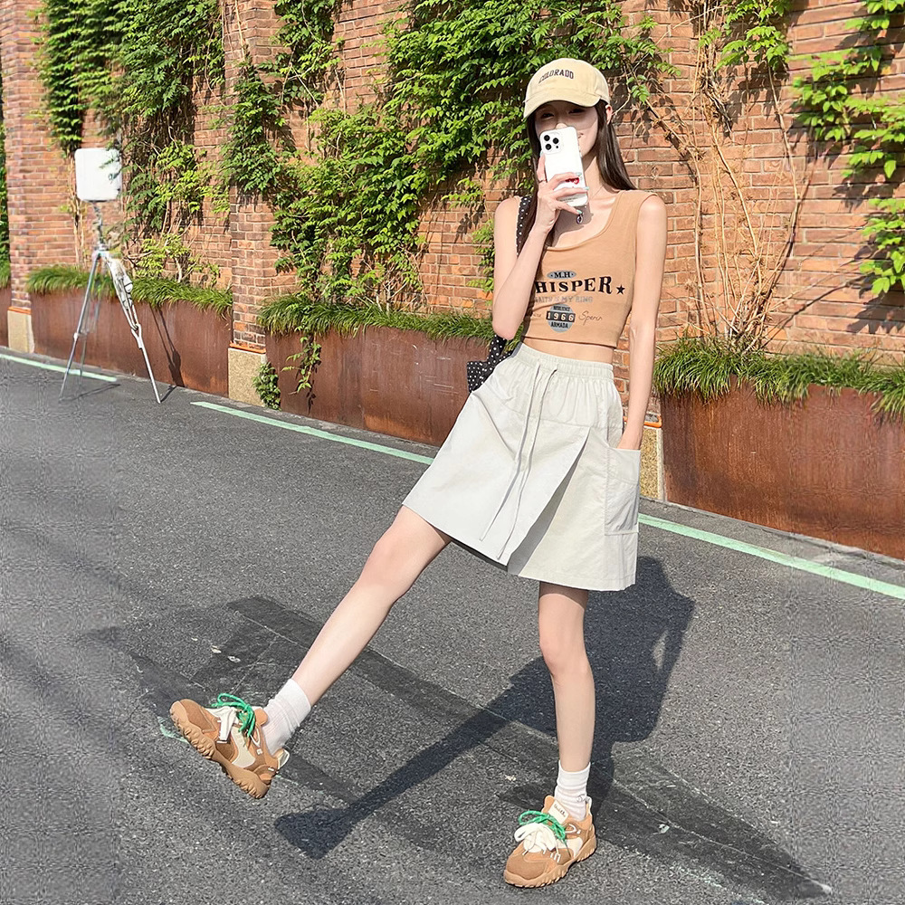 工装短裙裤女2025年夏季新款