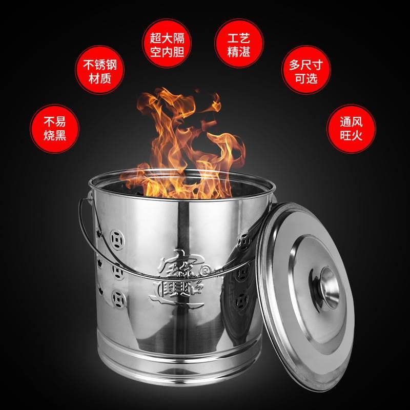 烧纸桶不锈钢钱金经家用