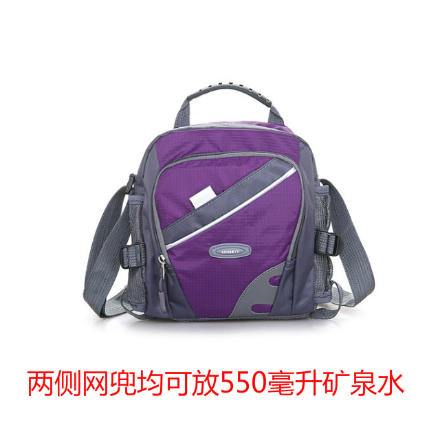 运动包女休闲包单肩包旅行登山轻便斜挎包简约新款小包女尼龙布包