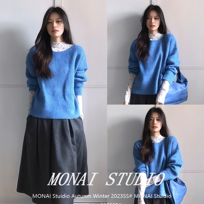 【THEROUS谢不肉~】韩系两件套女