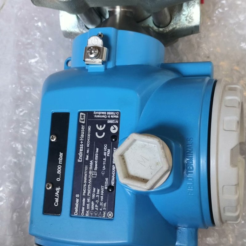 议价EH恩德斯豪斯差压变送器，型号PMD75，蓝色外壳，带液晶图片