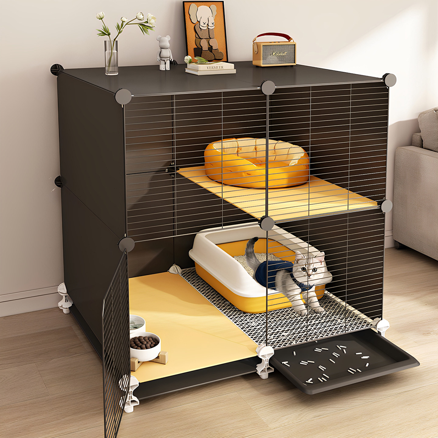 猫笼猫咪笼子家用室内室一厅一卫猫窝猫别墅不占地猫空笼猫舍猫屋,宠物/宠物食品及用品,猫笼子/猫别墅,淘宝优惠券,粉丝福利购,淘宝优惠卷