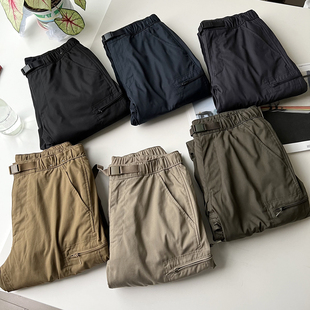 加绒保暖长裤 冬季 休闲加绒侧口袋可束脚BY59710 男装 北野U家