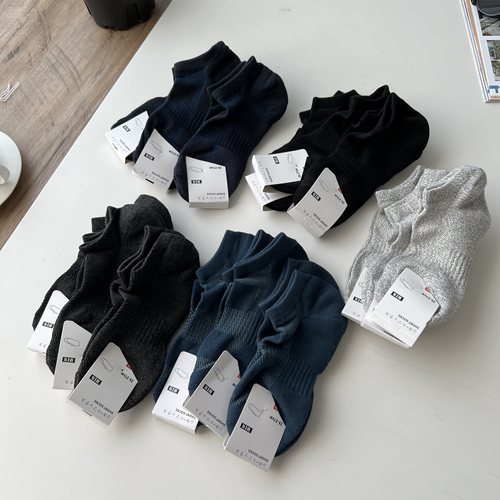 男士棉质毛巾底防臭吸汗跑步运动船袜短袜