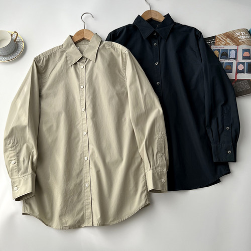 合作款/女装全棉长衬衫/长袖休闲