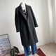 秋冬女装 极简合作款 毛呢长大衣风衣 北野U家 25秋冬新款 BY79666