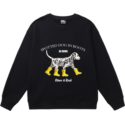 ulzzang宽松小众圆领卫衣