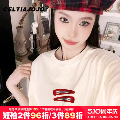 chic别致小众复古短袖t恤