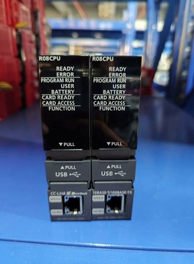 三菱PLC模块 R08CPU成色新功能包好. 议价