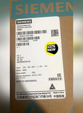 6SE6430-2UD34-5EB05EA0mm 议价