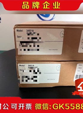 是德34921A采集卡带包装可以开票不包邮议价