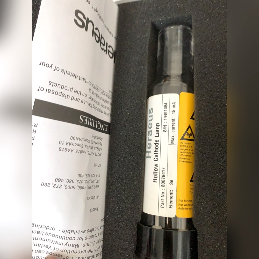贺利氏 HOLLOW CATHODE LAMP Se Se元 议价