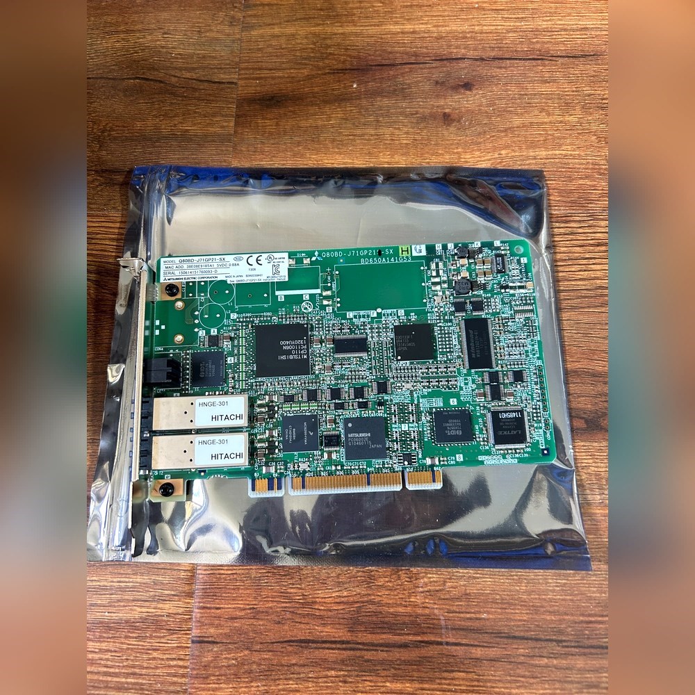 三菱 Q80BD-J71GP21-SX三菱PC端光纤通讯板卡 议价