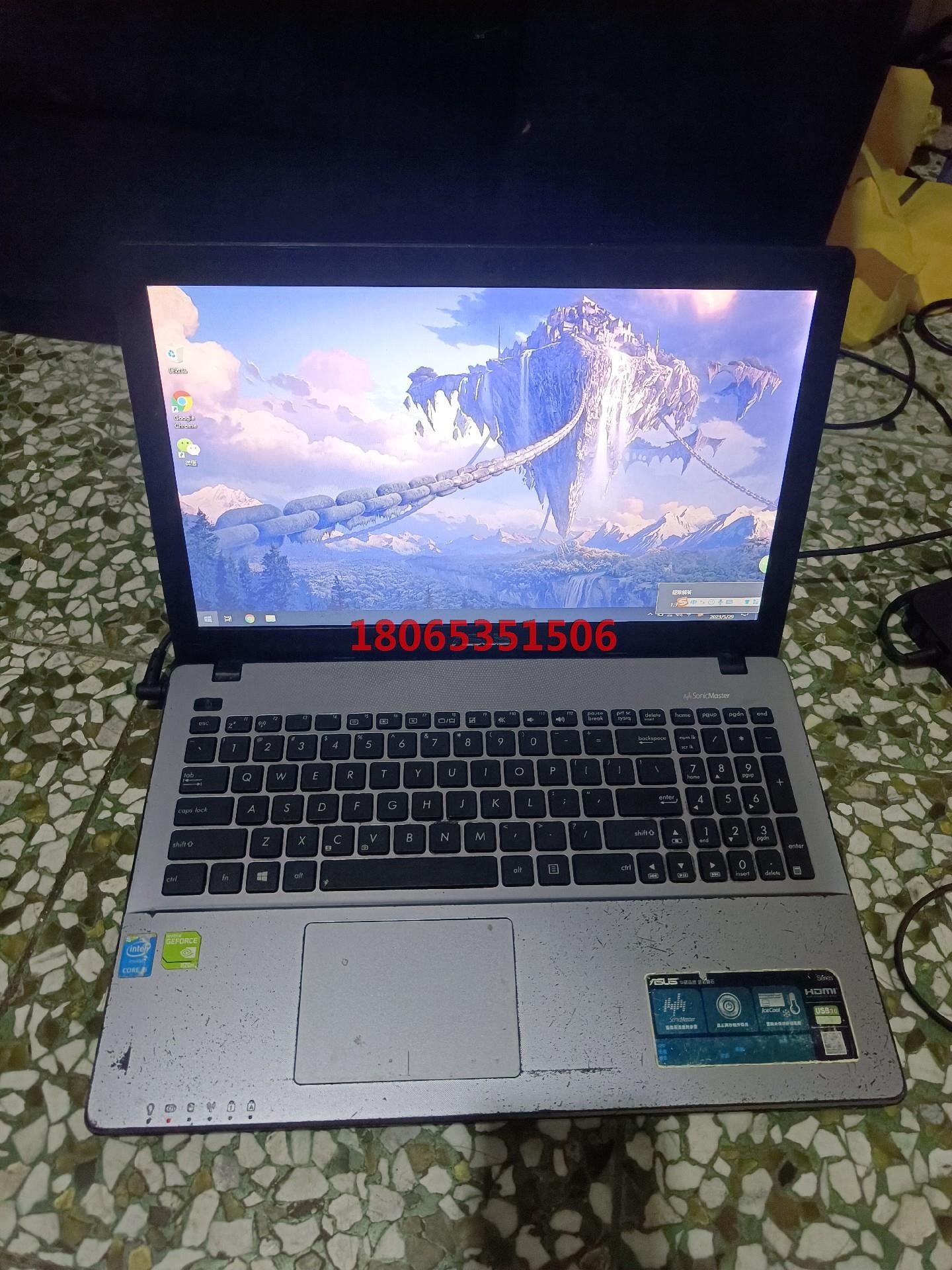 华硕x550j笔记本i5四代或者五代的成色如图配原装充电