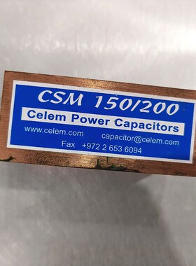 CELEM电容CSP150200以色列原装进口谐振高频 议价