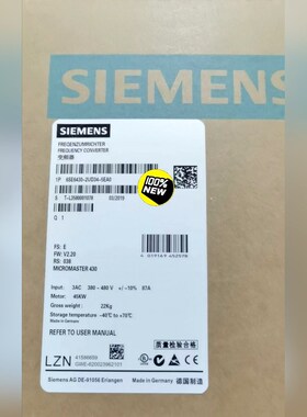 6SE6430-2UD34-5EA05EB0MM 议价