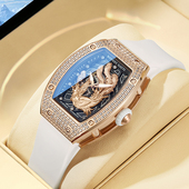 德国布加迪新款 女表全自动机械表凤表立体浮雕气质女手表名正品 牌