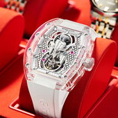 2025年新款 手表夜光镂空防水表 布加迪北极熊腕表全自动机械表男士