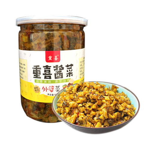 湖北特产香辣外婆菜下饭500g