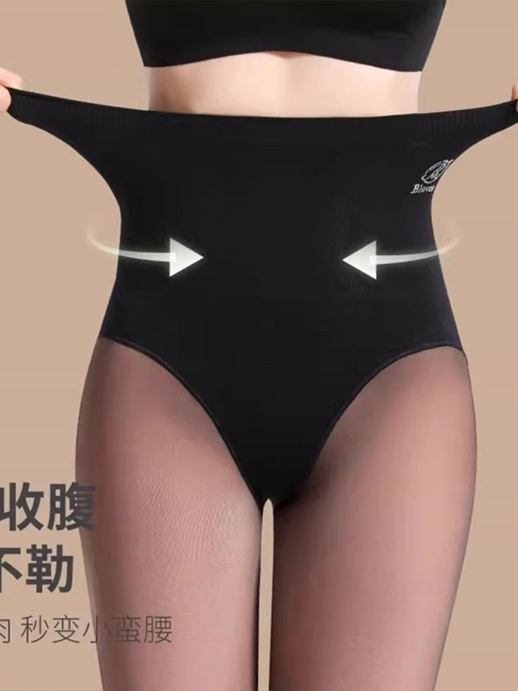 작은 검은색 머서라이즈 다리 유물 여성 가을 겨울 겉옷 플러스 벨벳 두꺼운 팬티 스타킹 하이 웨이스트 배꼽 리프팅 레깅스