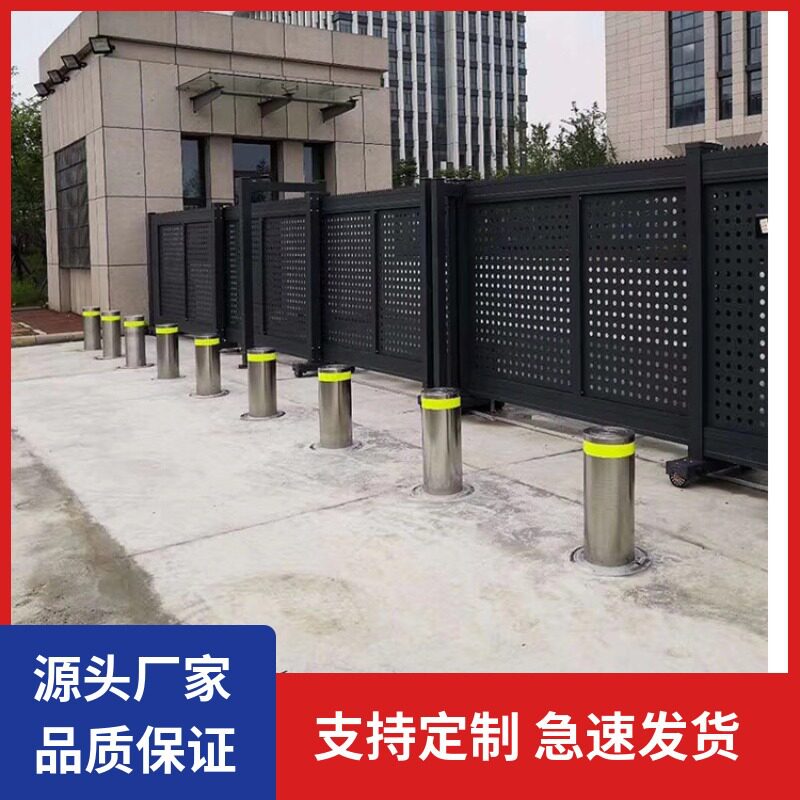 厂家供应全自动液压升降柱电动不锈钢防冲撞桩自动液压智能升降柱