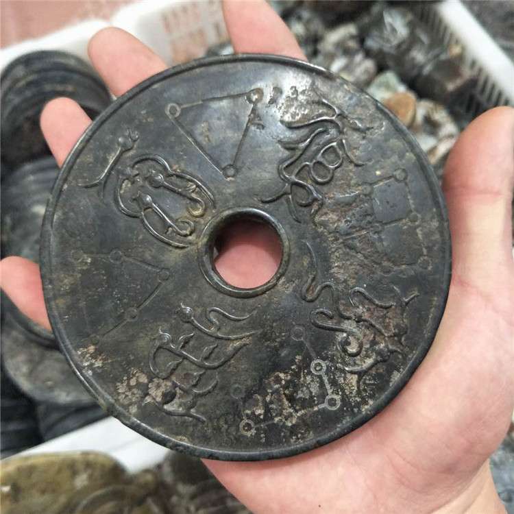 古玩收藏红山文化古玉杂件仿古玉璧仿古手把件挂件摆饰