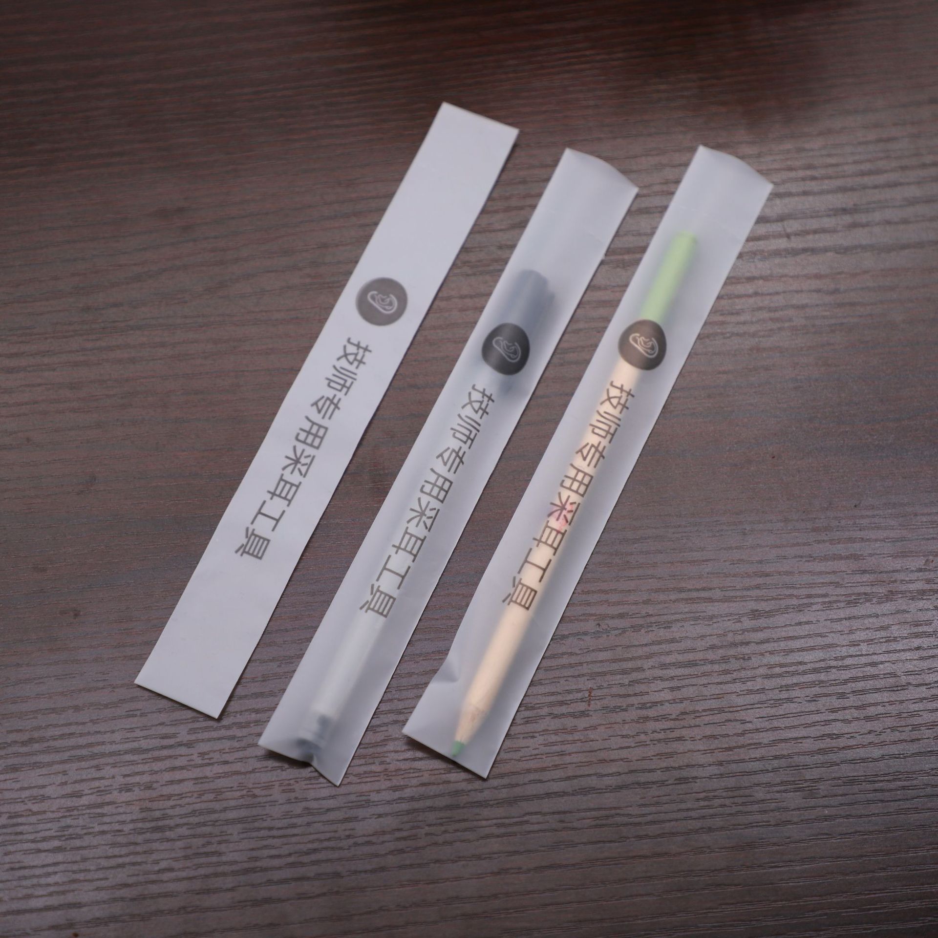 珠海包装工厂批发磨砂奶白热封口袋冲易撕线袋采耳工具分装袋