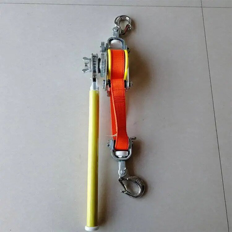 电力高压电缆拉紧器双钩手动拉紧器2T架空线路敷设绝缘紧线器