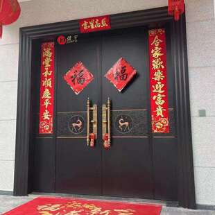 豪华铸铝门乡村进户大门双开门别墅对开门安全门轻奢防盗门装甲门