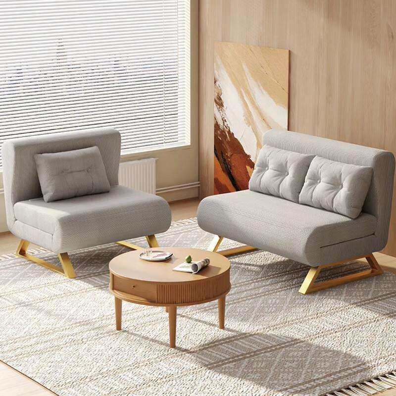 沙发床两用可折叠单人客厅布艺办公室午休简易卧室可拆洗YZ220