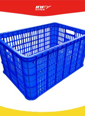 塑料筐子特大号周转筐成都塑料框筐长方形现货加厚箩筐厂