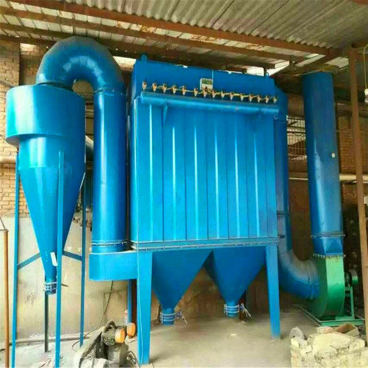 广西天鹅塑料厂废气粉尘处理除尘设备中小锅炉型脉冲布袋除尘器