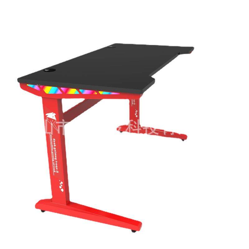 电竞桌台式电脑桌家用书桌一体游戏电竞桌椅套装全套卧室竞技桌子