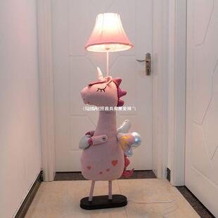 台灯室内卧室护眼女孩创意可爱卡通儿童房灯公主落地灯学习落地灯