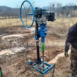 地勘取样轻便钻机上山可拆卸岩心钻探设备汽油机款地质勘察钻机