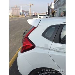 适用于14-15飞度rs带灯尾翼18飞度fit尾翼晴雨挡飞度尾翼gk5改装