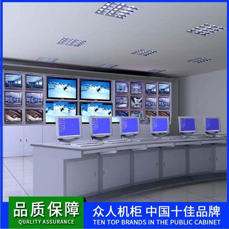 加厚监控电视墙机柜指挥中心电视拼接墙集成系统安防监控调度柜