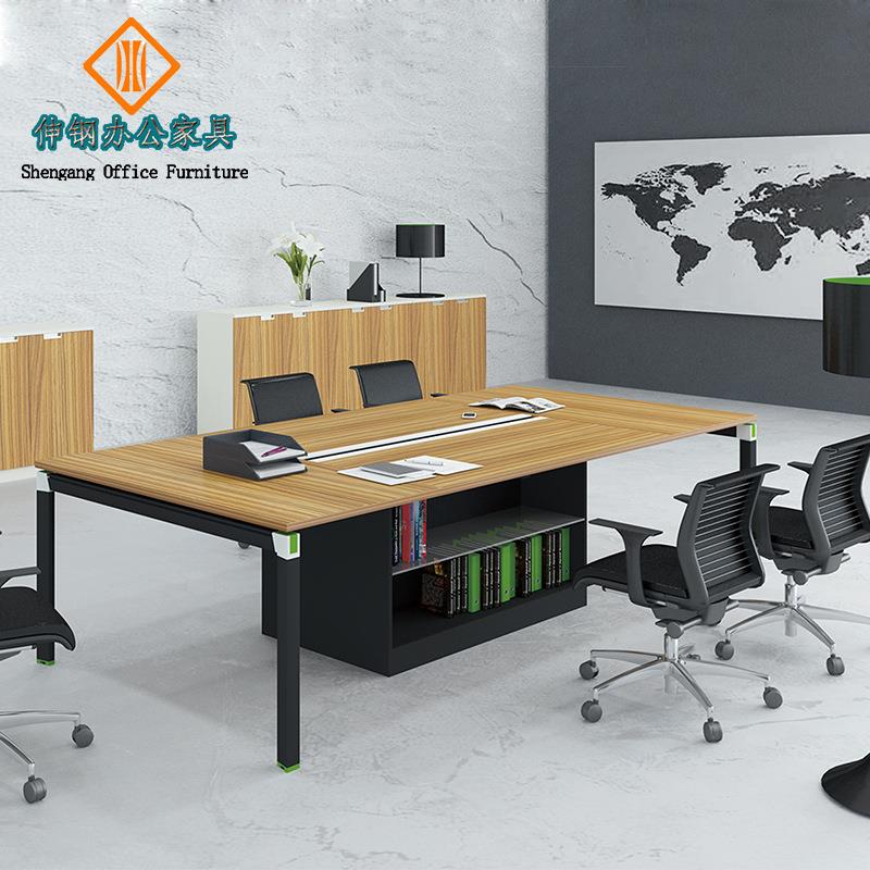 时尚会议桌简约现代板式大型组合招待洽谈长条桌东莞办公桌家具