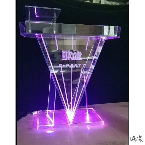 酒吧打碟台夜店打碟桌音响家用机支架包厢移动发光桌DJ