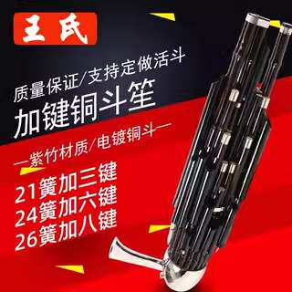 天津王氏笙乐器初学者21簧24簧26簧36簧加键笙扩音铜斗笙
