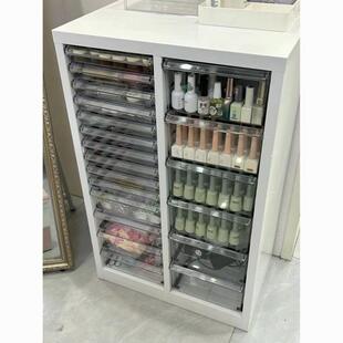 文具收纳柜抽屉式平底储物柜多层钢笔a4文件柜铅笔美甲收纳柜其他