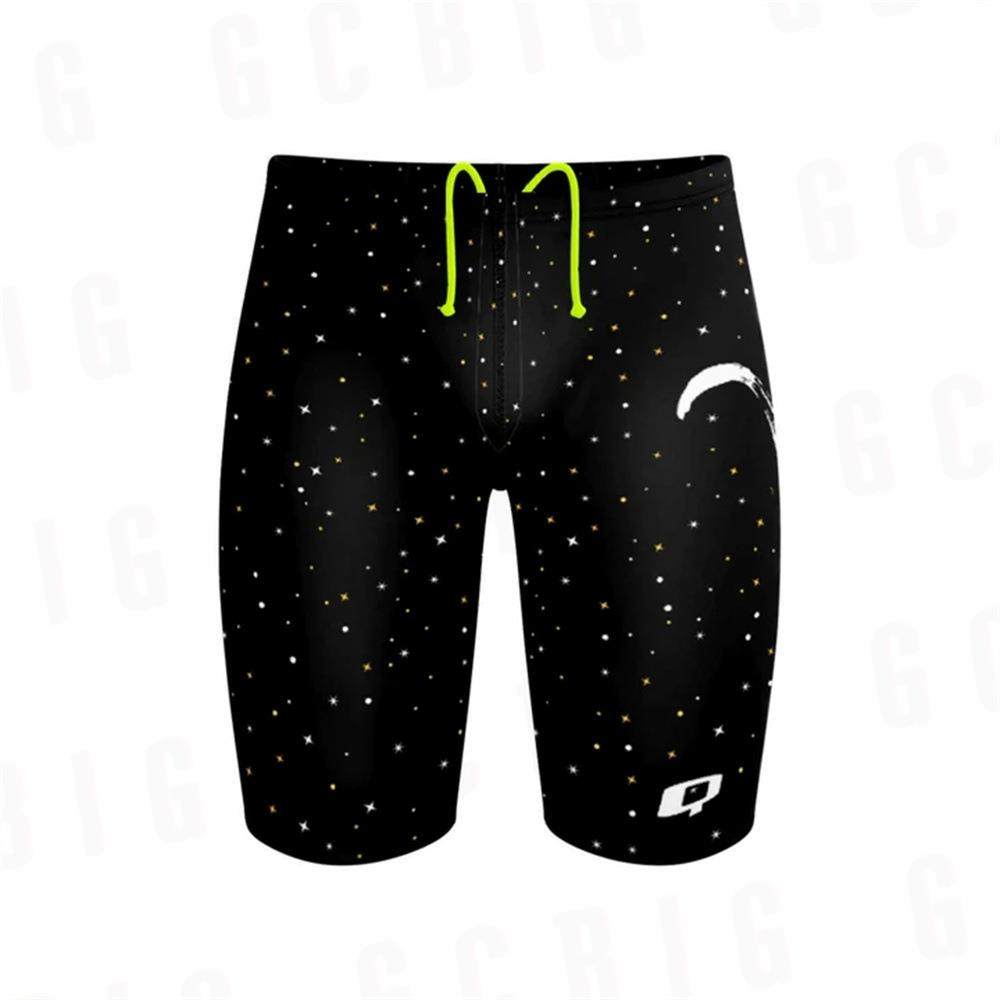 夏季泳裤男款速干紧身平角冲浪裤