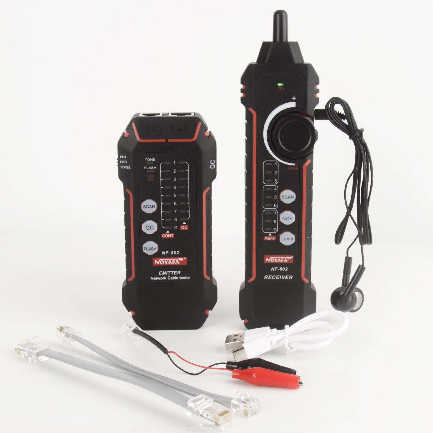 NOYAFA精明鼠英文NF802网络寻线器测线仪网抗干扰寻线仪