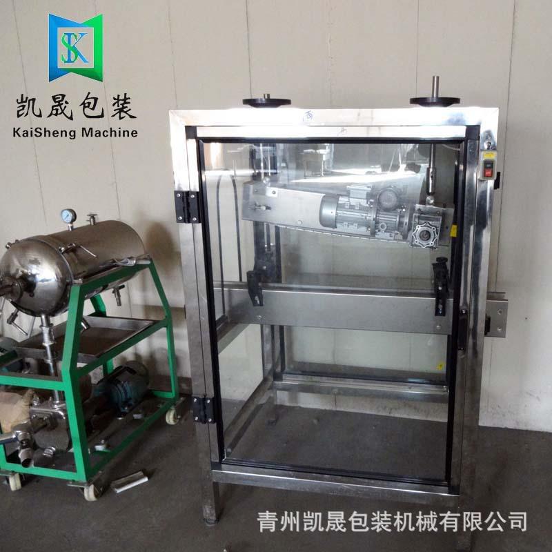 塑料盖压盖机可防伪印字封口旋盖机线式压盖机直线灌装封口机