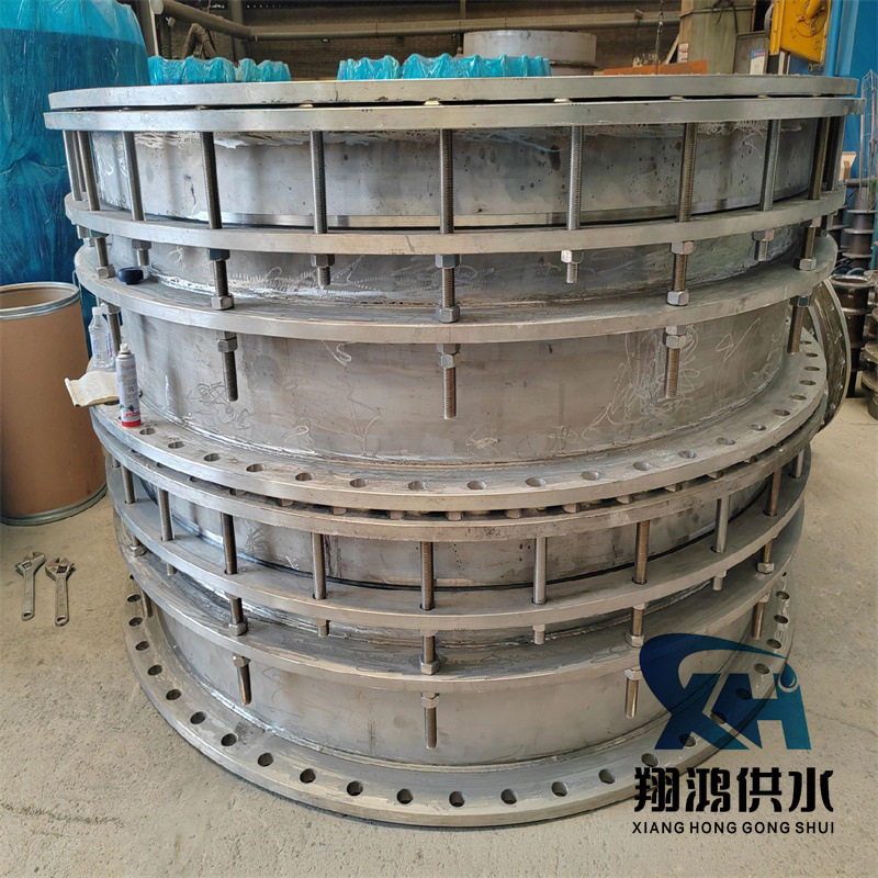 VSSJA-2双法兰管道伸缩器双法兰限位伸缩接头不锈钢可拆卸伸缩节