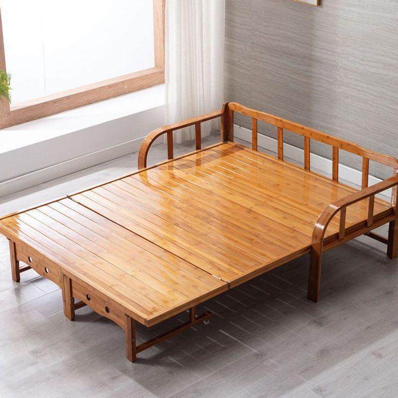 竹沙发床两用可折叠双人午休家用客厅小户型办公室单人休闲睡椅床