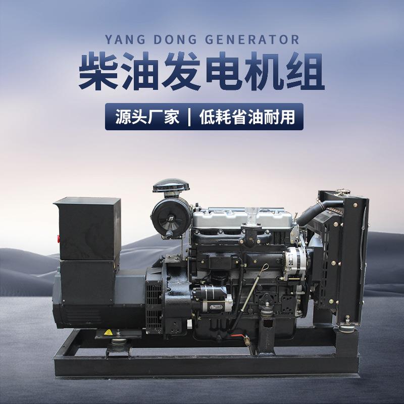 扬动柴油发电机8KW小型发电机低噪音10KVA备用电源家用220v开架型